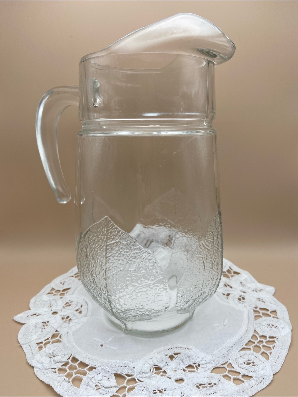Vintage Arcoroc Aspen 1.5 Litre Pitcher Jug